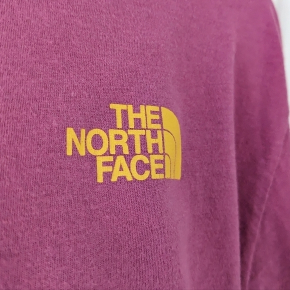 The north face unique print pink long sleeve large T4 - Picture 5 of 11